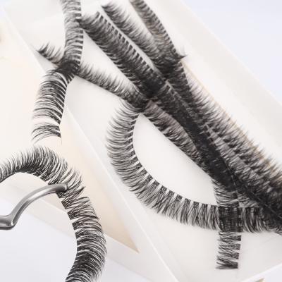 China 3D Light Effect Hollyren Segmented Diy Eyelash Wholesale Individual Maker Pre-Cut Lashes Hand Made Group Lashes for sale