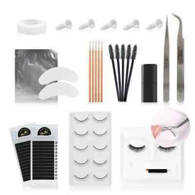 China New Start Lash Kit Set of natural long eyelash extension tool kits. Professional eyelash extension tools Maquillaje Personalizado for sale