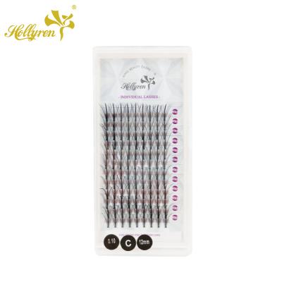 China Mink Premade Fans 3D 6D Silk Eyelash Extension Set Root-strip Position Eyelash Extension Classic Pre-Faned Volume Eyelash Extension for sale