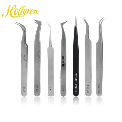 China Volume Tweezers For Eyelash Extension Nipper Eyebrow Clip Curler Beauty Treatment Applicator Remover Vetus Lasting Nail Clipper for sale