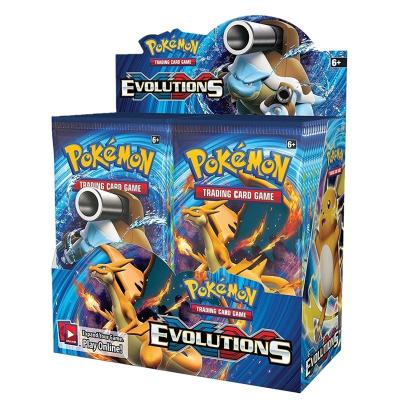 China Cheap Good Quality 360 Pcs Cartoon Pokemon Trading Cards Booster Box/Box Playing Pokemon GX Card Cards SUN&MOON for sale