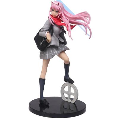 China Cartoon Toy Factory OEM DARLING in the FRANXX Team Uniforms Figure Toys for sale