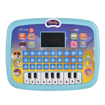 China Kids Educational Toys Computer Protective Tablet Screen Toy LED Teaching Machines Tablet PC Educational Toy for sale