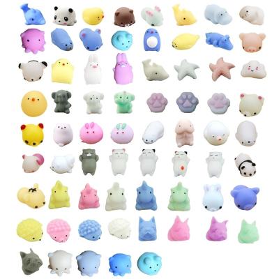 China New Kawaii TPR Mini Squishy Toy Animal Toys soft duct Mini Squeeze Squishy Toys Relaxing Toy ZQX44 for sale