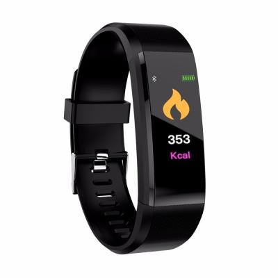 China 2021 Fitness Tracker Heart Rate Blood Pressure Pedometer Sport Smart Watch Smart Watch Wristband 115Plus Band for sale