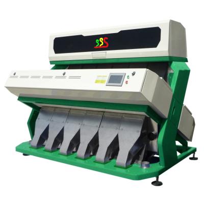 China Processing Plant SSS New Vegetable Machine Of Rice Color Sorter , CCD Led Light Rice Processing Machine for sale