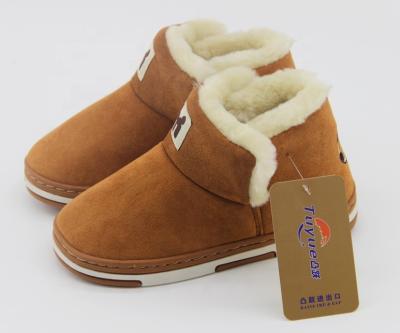 China New Factory Thermal Cute Children Slippers Baby Fashion Bag Heel Winter Shoes Warm for sale