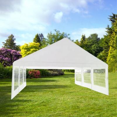 China Outdoor Party White Portable Enclosed PE 16 X 20 Party Tent With Sidewalls for sale