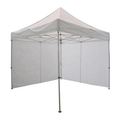 China Car Parking Resistant White 10x10 Pop Up Wedding Canopy Tent With Sides for sale