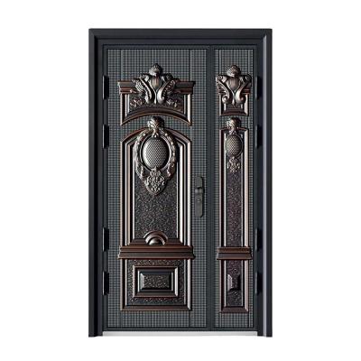 China New safety cast aluminum bulletproof explosion proof door safety steel door for villa door for sale