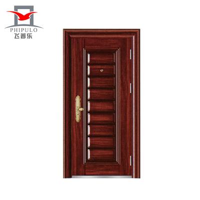 China EUROPEAN good quality for big project with steel door handle hinge door and front hole steel door can be customized for sale