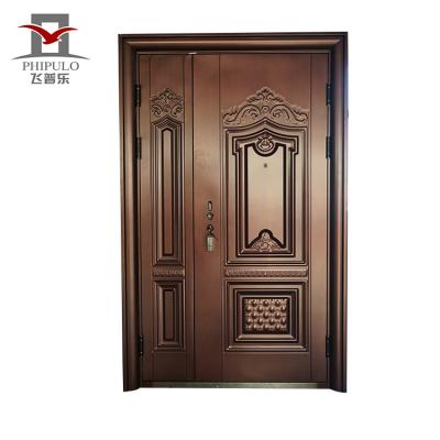 China Modern Hot Sale Product Suit For Project Flow Design Cold Rolled Steel Sheet 0.7mm Steel Door Manufacturer China for sale