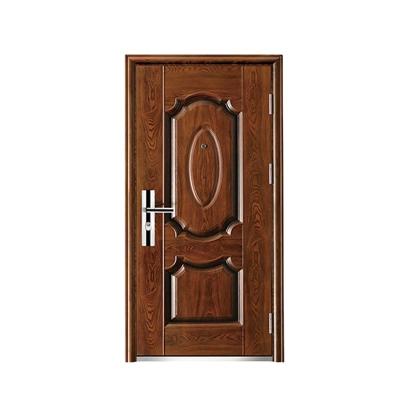 China Swing Cheap Security Double Door Steel Stylish Steel Doors 24 x 80 Exterior Door for sale