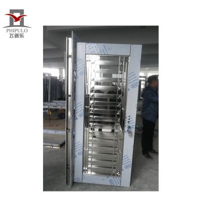 China Waterproof security stainless steel door design price with stainless steel door frame for sale