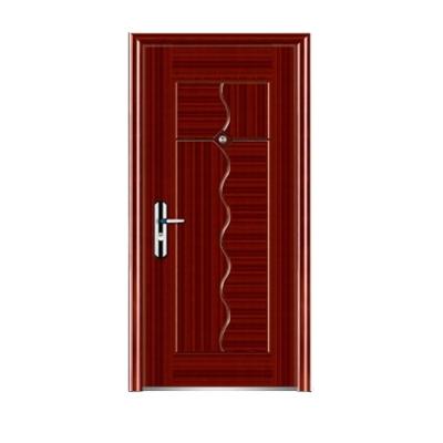 China High Quality Commercial Style Hot Selling Single Base Swing Track Designs Cheap Price Security Steel Door for sale