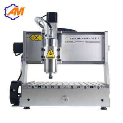 China máquina del CNC del PWB 800W de AMAN 3040 de la máquina de grabado del metal del CNC en venta