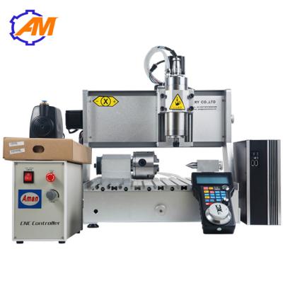 China CNC PCB engraving and milling machine 4axis cnc milling machine,aman machinery cnc 3040, cnc router for sale