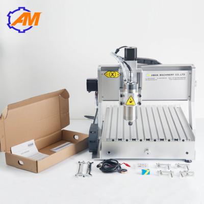 China AMAN3040 metal cnc 3d engraving machine price mini portable 4axis cnc router price, 3d cnc router machine price for sale