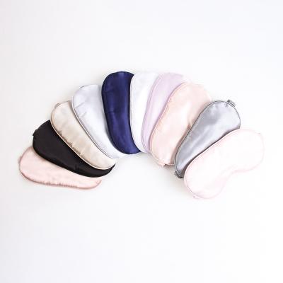 China cheap price anti-wrinkle hair satin eye mask smooth weighted protective fluffy relaxing sleep skin-friendly eyemask for sale