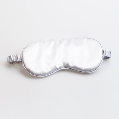 China Anti-Wrinkle Conventional Shape Satin Factory Supplier Fluffy Satin Sleep Relaxing Soft Feeling Cooling Eye Mask for sale