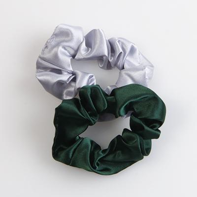 China Girls Soft Popular Scrunchies Hair Flower Style Elastic Satin Hair Band Hair Ties Scrunchies Loose Hair Scrunchies for sale