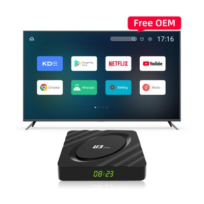 China Android 4GB Ram 32GB Rom Quad Core Smart TV Box 10.0 Android TV Box Support 4K 3D TV Box for sale