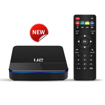 China Wifi Smart TV Box Best Selling Mini Android U2 TV Box With Android Wifi Box 4k Multimedia OTA Support Netflix Youtube TV for sale