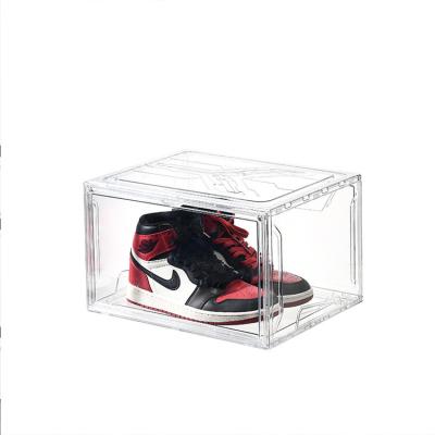 China Deploying Multifunctional Magnetic Acrylic Shoes Shoe Display Box With High Quality for sale