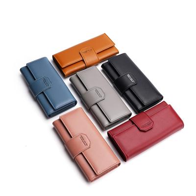 China 2021 New Arrival FFY Brand OEM Factory Wallets PU Woman Ladies No Clips Long Wallets Woman Wallets For Woman for sale