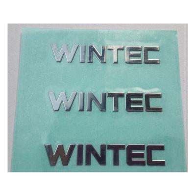 China Electroforming Waterproof Glossy Custom Logo Metal Strong Adhesive Nickel Labels for sale