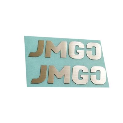 China Custom Logo Transfer Design Logo Sticker Custom Logo Label Metal Waterproof Free Sticker Decals for sale