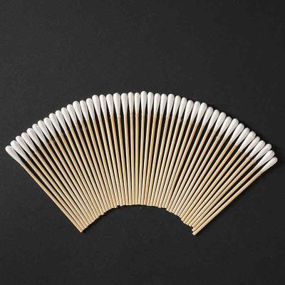 China 100% Natural Cotton and Eco-friendly high quality Wholesale Ear Cleaning Bamboo Wooden Cotton Buds Paper Stick Cotton Swabs for sale