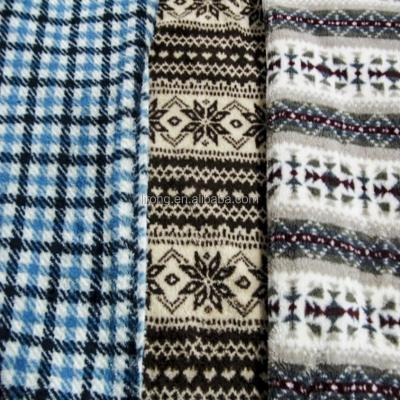 China Bilateral Print Fleece 100% Polyester Fabric,Sherpa Lining Fabric,Home Textile Cloth Textile Knitting Fabric, for sale