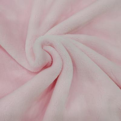 China 2020 Hot Sale Faux Fur 100% Polyester Fabric Flannel Fleece for sale