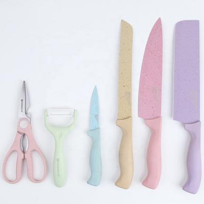 China Everwealth Disposable Colorful Classic Colorful Knife Set For Baby Set Of 6 for sale