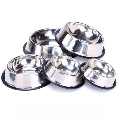 China High Quality Stainless Steel Driver Dog Bowl Lager Capacity Stainless Steel Food for sale