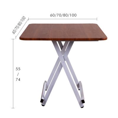 China Foldable Folding Table Set Hot Sale New Style Space Saving Folding Wooden Dining Table for sale