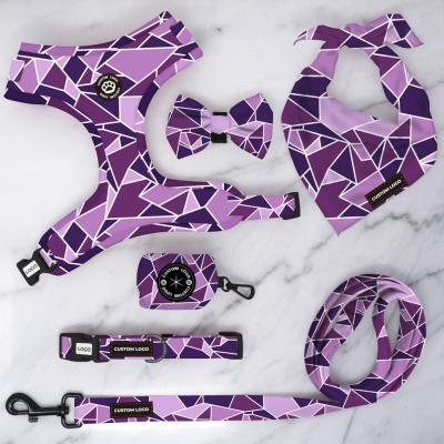 China Viable Popular Breathable Adjustable Custom Design Wholesale Dog Harness Manufacturing Dog Harness Quick Release for sale