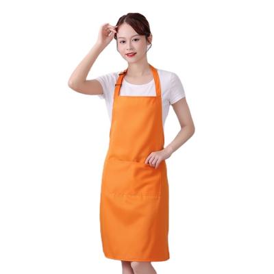 China Modern Design Factory Wholesale Price Small Colorful Soft Women Chef Apron For Waiter for sale