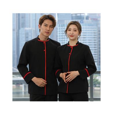 China restaurant & Various Colors Hotel Bar Staff Restaurant Waiter Available Casual Fashionable Uniform for sale