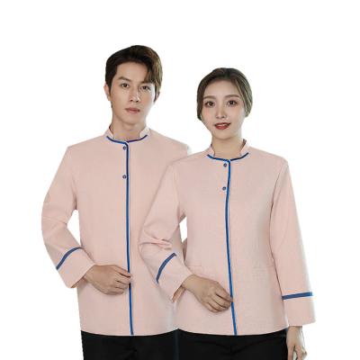 China New design hotel work hotel restaurant staff cleaning uniform with custom logo for sale