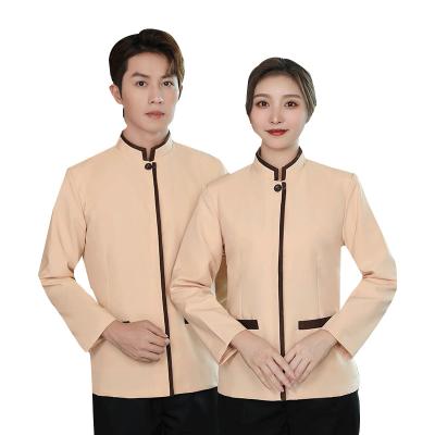 China Hotel Manufacturer Supply Hotel Restaurant Cleaner Staff Cleaning Uniform With Custom Logo for sale