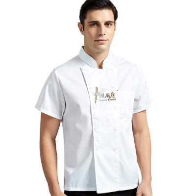 China China Factory Supply Cross Multiple Classes Logo Complete Chef Uniform Custom Made Available for sale