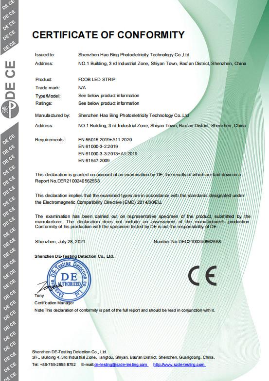 FCOB CE - Shenzhen Suiyan Technology Co., LTD