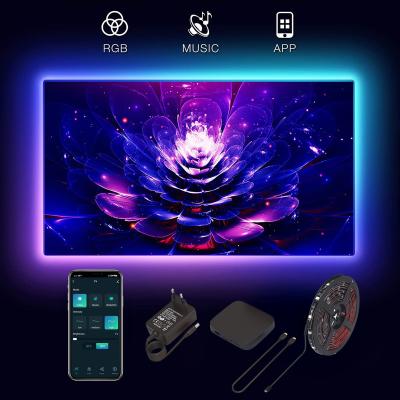 China IP65 Waterproof RGB TV Backlight With USB Power Supply Music Sync Cuttable Design for sale