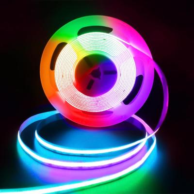 China 10ft RGBW Smart IC DC24V IP20 Flexible COB LED Decoration Strip Lights For Home Room for sale