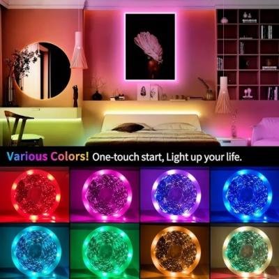 China 16.4FT RGBIC LED Strip Lights With Music Sync Multiple Scene Modes And App Control For Vibrant Ambiance for sale