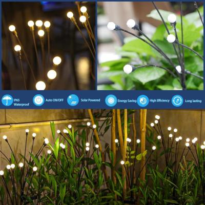 China Solar Powered Modern Style Firefly Outdoor Lights With Motion Sensor for sale