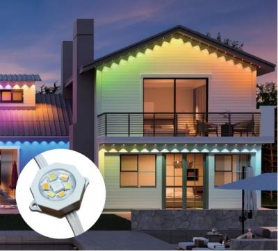 China White RGBIC CCT smart Eave Wall Mounted Outside Lights / Exterior Light Featuring 5054 2835 Light Source for sale