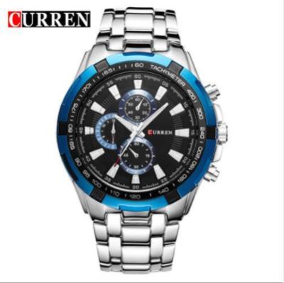 China CURREN 8023 Luxury Men's Watches Waterproof Business Casual Quartz Steel Band Waterproof Fashion Watch for sale